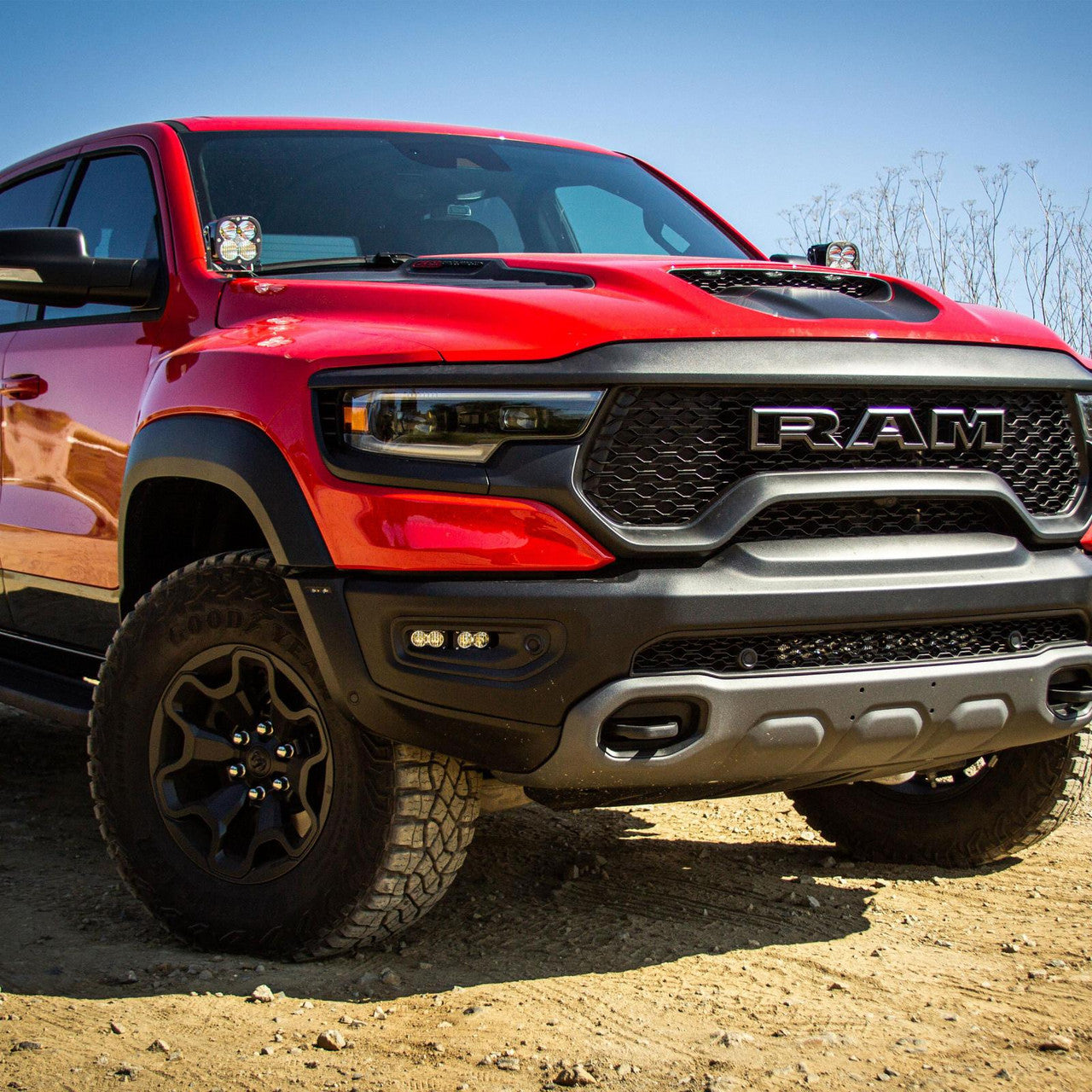 Baja Designs Dodge/Ram XL80 A-Pillar Light Kit - Ram 2019-23 1500 Rebel; 2021-23 1500 TRX