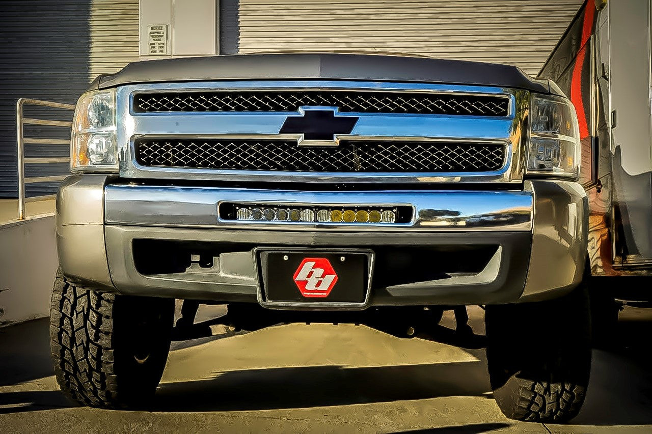 Baja Designs Chevy/GMC OnX6+ 20 Inch Bumper Light Bar Kit - Chevy/GMC 2007-13 Silverado/Sierra 1500/2500HD/3500HD {'07 New Body Style}
